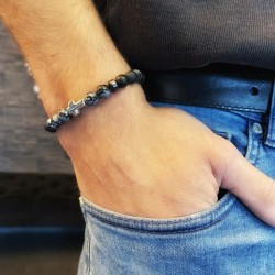 Bracelet avec perle croix