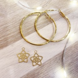 Grandes Créoles Fleurs de Vénus