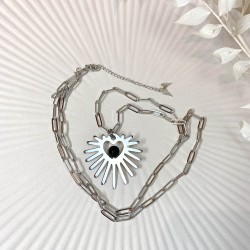 Collier coeur sacré Désir Agate