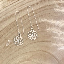 Boucles d'oreilles pendantes Graine de Vie