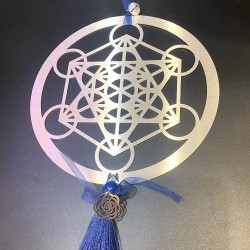 Décor à suspendre Métatron bleu nuit