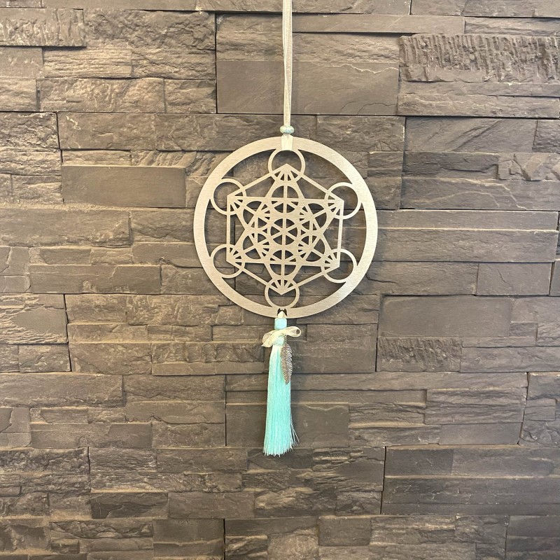 Décor à suspendre Métatron bleu ciel
