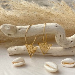 Collection Miroir d'Âmes - Anneaux Triangle oeil