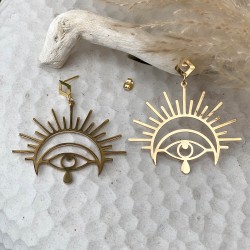 Collection Miroir d'Âmes - Boucles d'Oreilles Soleil