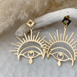 Collection Miroir d'Âmes - Boucles d'Oreilles Soleil