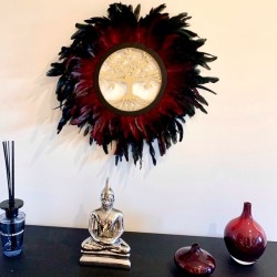 JujuHat Arbre de Vie Noir et rouge