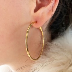 Créoles de 5cm de diamètre