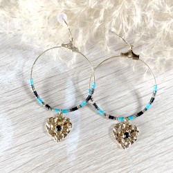 Boucles d'oreilles Coeur